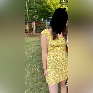 Edit By Nine Yellow Flower Dress
